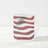 Tag der patriotischen Unabhängigkeit der amerikani Mattglastasse (VorderseiteRechts)