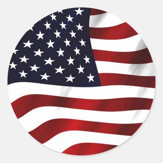 Tag der patriotischen Unabhängigkeit der amerikani Runder Aufkleber (Vorderseite)