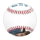 Tag der personalisierten Fotos Baseball (Rückseite)