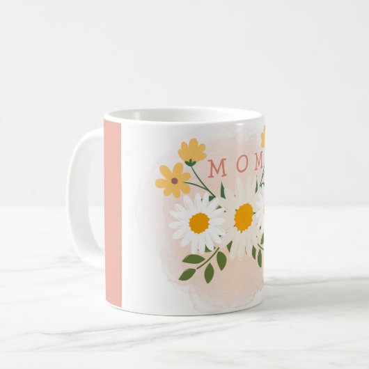 Tag der personalisierten Mama Kaffeetasse (Vorderseite Links)