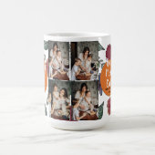 Tag der personalisierten Mütter,Foto Collage Blume Kaffeetasse (Mittel)