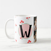 Tag der personalisierten Mütter,Foto Collage Blume Kaffeetasse (Links)