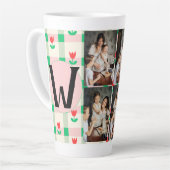 Tag der personalisierten Mütter,Foto Collage Blume Milchtasse (Linke Ecke)