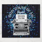 Tag der Personalisierten Veröffentlichung 2 Schaumweinetikett (Einzelnes Label)