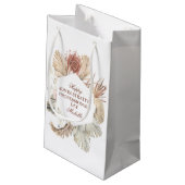 Tag der personalisierten Verwaltungspersonal Kleine Geschenktüte (Rückseite Schrägansicht)