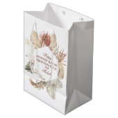 Tag der personalisierten Verwaltungspersonal Mittlere Geschenktüte (Vorderseite Schrägansicht)