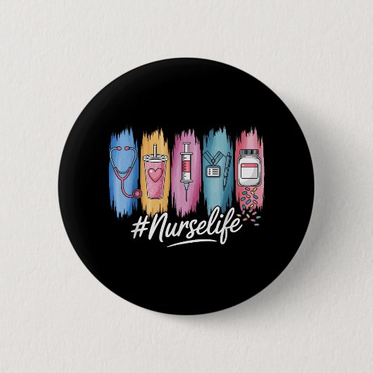 Tag der Pflegekräfte Woche der Pflegekräfte Wertsc Button (Vorderseite)