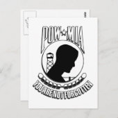 Tag der POW/MIA-Erkennung Postkarte (Vorne/Hinten)