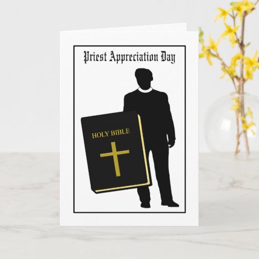 Tag der Priesteraufwertung Karte (Gelbe Blume)