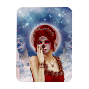 Tag der Puppe mit totem Zucker Magnet