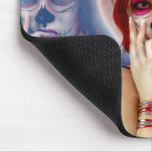 Tag der Puppe mit totem Zucker Mousepad (Ecke)