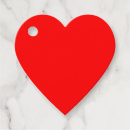 Tag der Red Heart Favor Geschenkanhänger