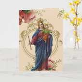 Tag der religiösen Mütter Selige Jungfrau Karte (Gelbe Blume)