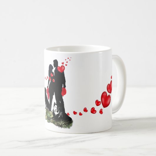 Tag der Romantik Kaffeetasse (VorderseiteRechts)