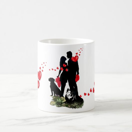 Tag der Romantik Kaffeetasse (Mittel)