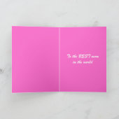 Tag der rosa Herzmutter Karte (Innenseite)