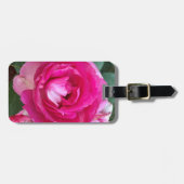 Tag der rosa Rose Gepäckanhänger (Vorderseite horizontal)
