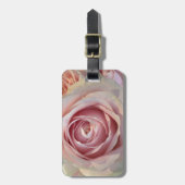 Tag der rosa Rose Gepäckanhänger (Vorderseite vertikal)