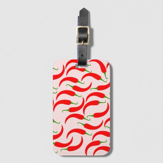 Tag der roten Chili Gepäckanhänger (Vorderseite Vertikal)