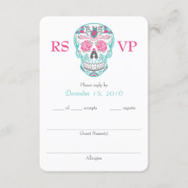 Tag der RSVP-Karten für den Toten Zucker 3,5" x 5" RSVP Karte