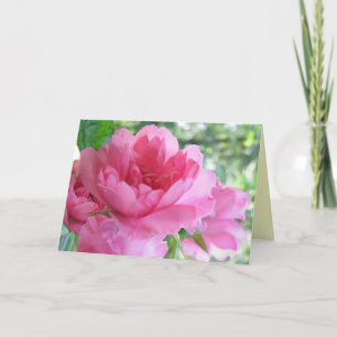 Tag der sanften Rosa Mutter Karte