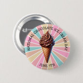 Tag der Schokolade Button (Vorne & Hinten)