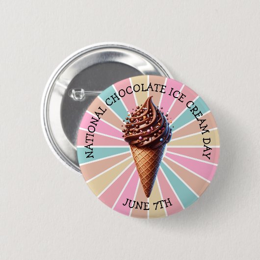 Tag der Schokolade Button (Vorne & Hinten)