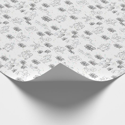 Tag der schönen Kunstväter Geschenkpapier (Ecke)