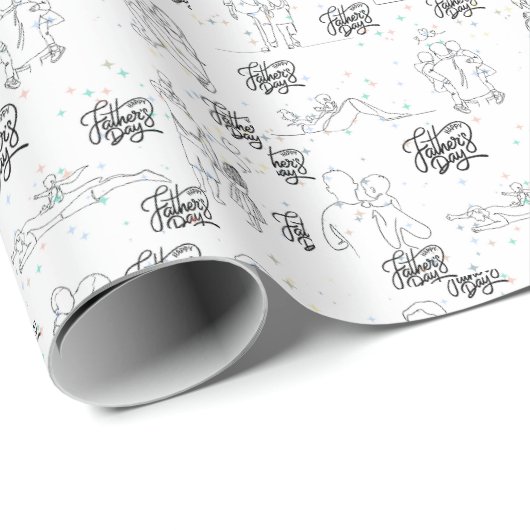 Tag der schönen Kunstväter Geschenkpapier (Rolleneckpunkt)