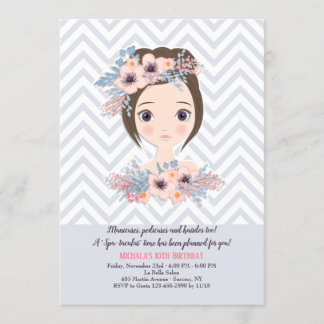 Tag der Schönheit Geburtstagsparty Einladungen