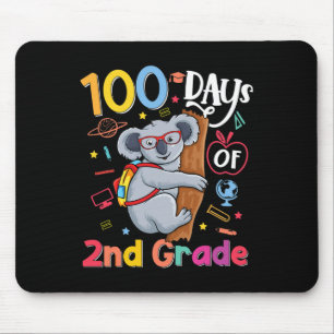 Tag der Schule 2. Klasse Kinder Koala 100 Tage sch Mousepad