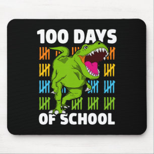 Tag der Schule Jungen Kinder Dino 100 Tage Dinosau Mousepad