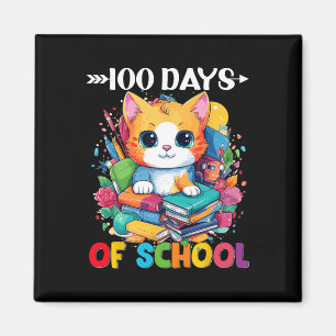 Tag der Schule Niedliche Katze Geschenke Kitty Ges Magnet