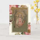 Tag der Schwangerschaft Religiöse Mütter Karte (Gelbe Blume)