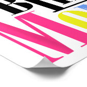 Tag der schwarzen Geschichte Monat Afrikanische Am Poster (Ecke)