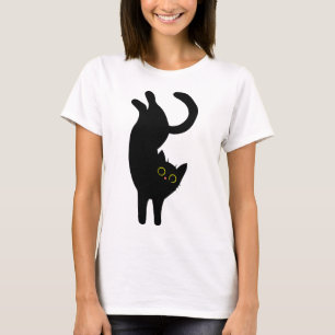 Tag der Schwarzen Katze, Cartoon T-Shirt