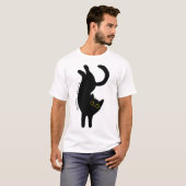 Tag der Schwarzen Katze, Cartoon T-Shirt (Vorne ganz)