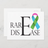Tag der seltenen Krankheit Postkarte (Vorne/Hinten)