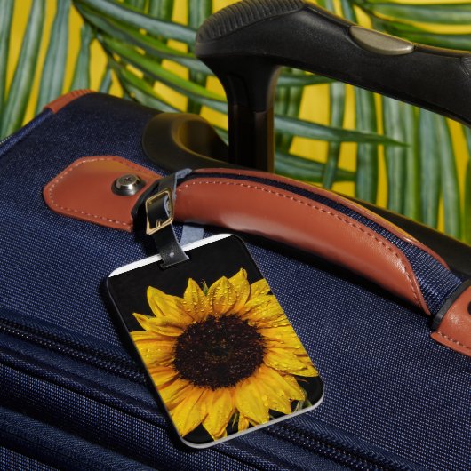 Tag der Sonnenblume Gepäckanhänger (Vorderseite Insitu 1)