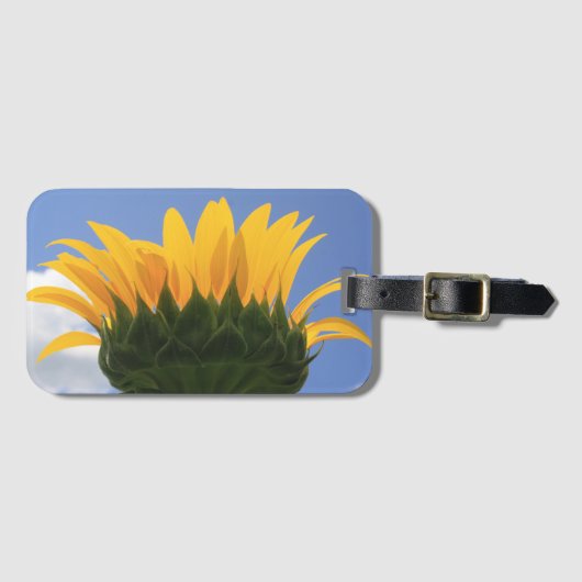 Tag der Sonnenblumenkrone Gepäckanhänger (Vorderseite (Horizontal))