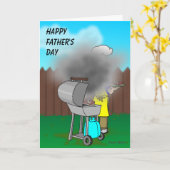 Tag der Sonnenväter - GRILLEN Card Karte (Gelbe Blume)