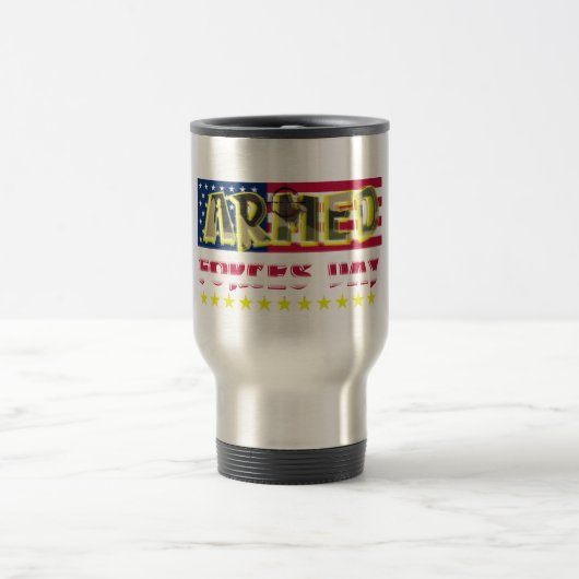 Tag der Streitkräfte Reisebecher (Mittel)