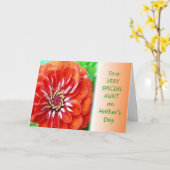 Tag der Tante Karte (Gelbe Blume)