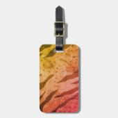 Tag der Tierdrucksafari Gepäckanhänger (Vorderseite vertikal)