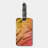 Tag der Tierdrucksafari Gepäckanhänger (Rückseite vertikal)