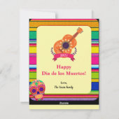 Tag der Todeskatze Feiertagskarte (Rückseite)