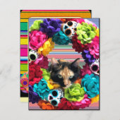 Tag der Todeskatze Feiertagskarte (Vorne/Hinten)