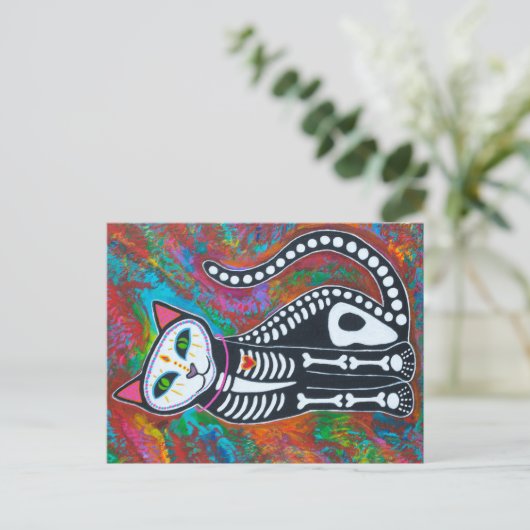 Tag der Todeskatze II Postkarte (Stehend Vorderseite)