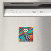 Tag der Todeskatze Magnet (In Situ (Geschirrspüler))