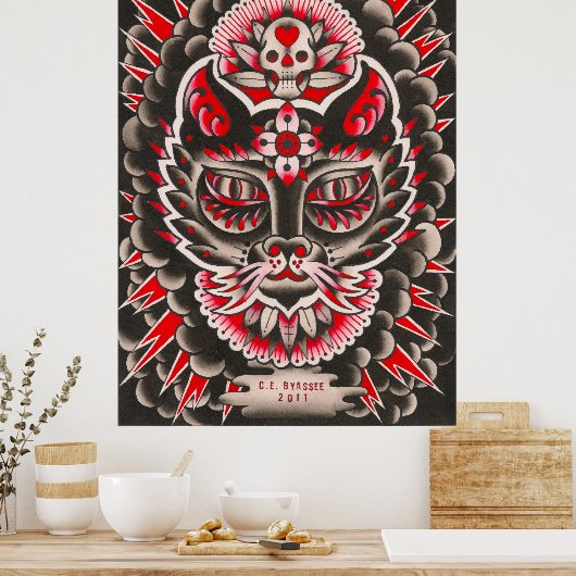 Tag der Todeskatze Poster (Küche)